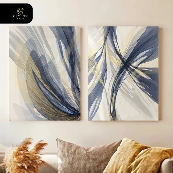 Ethereal Motion 2 Panel Wall Art