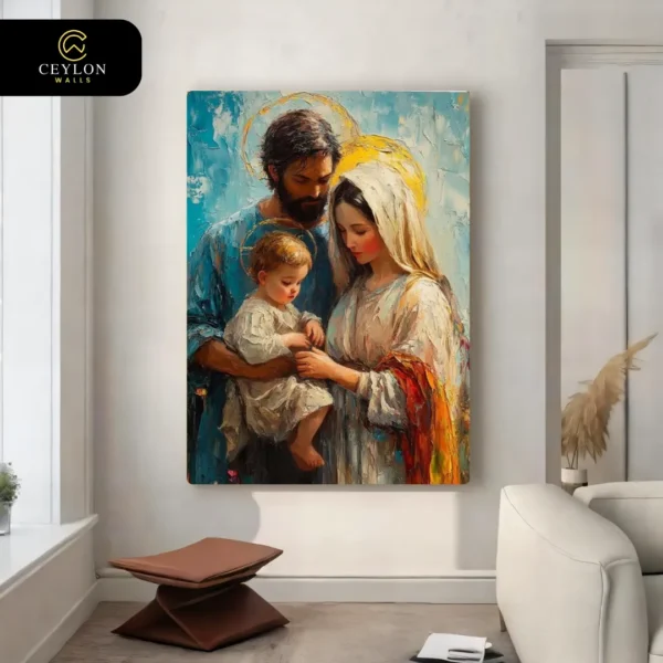 The Holy Family Portrait Wall Art